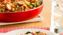 Italian Chicken Sausage and Quinoa Skillet Italian Chicken Sausage and Quinoa Skillet