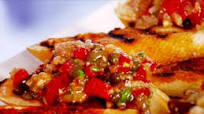 Chunky Eggplant Bruschetta Chunky Eggplant Bruschetta