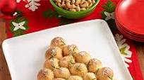Christmas Tree Pull-Apart Pizza Bites Christmas Tree Pull-Apart Pizza Bites