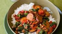 Sausage with Black-Eyed Peas & Spinach Sausage with Black-Eyed Peas & Spinach