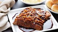 'Brisket' al horno con cebolla 'Brisket' al horno con cebolla