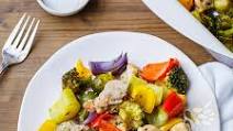 20-Minute Easy Roasted Chicken and Vegetables 20-Minute Easy Roasted Chicken and Vegetables