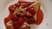 Crepe Suzette With Strawberry & Cream Crepe Suzette With Strawberry & Cream