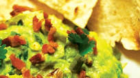 Guacamole with Bacon, Grilled Ramps (or Green Onions) and Roasted Tomatillos Guacamole with Bacon, Grilled Ramps (or Green Onions) and Roasted Tomatillos