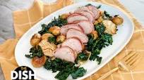Bacon-Wrapped Pork Tenderloin With Kale Potatoes Bacon-Wrapped Pork Tenderloin With Kale Potatoes