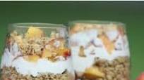 Peaches and Cream Parfait Peaches and Cream Parfait