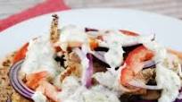 Open Faced Chicken Gyro Open Faced Chicken Gyro