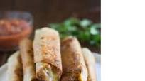 Crispy Bean and Cheese Burritos Crispy Bean and Cheese Burritos