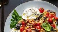 Double Tomato and Corn Bruschetta Pasta with Burrata Double Tomato and Corn Bruschetta Pasta with Burrata