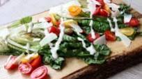 Grilled Caesar Salad with Creamy Light Dressing Grilled Caesar Salad with Creamy Light Dressing