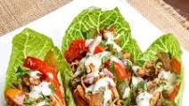 21 Day Fix Chicken Fajita Lettuce Wraps with Cilantro Lime Sauce 21 Day Fix Chicken Fajita Lettuce Wraps with Cilantro Lime Sauce