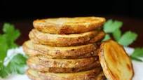 Olive Oil and Sea Salt Oven-Roasted Crispy Potato Rounds Olive Oil and Sea Salt Oven-Roasted Crispy Potato Rounds