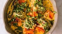 Creamy Garlic Tuscan Salmon with Spinach Creamy Garlic Tuscan Salmon with Spinach