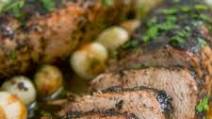 Baked Pork Tenderloins with Balsamic Glaze Baked Pork Tenderloins with Balsamic Glaze