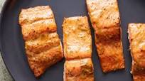 Roasted Salmon Glazed With Brown Sugar and Mustard Roasted Salmon Glazed With Brown Sugar and Mustard