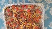 Cheesy Hamburger & Potato Casserole Cheesy Hamburger & Potato Casserole