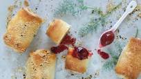 Spanakopita alla zucca con mostarda di susine Spanakopita alla zucca con mostarda di susine