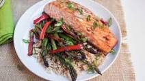Sheet Pan Maple Glazed Salmon with Veggies Sheet Pan Maple Glazed Salmon with Veggies