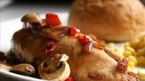 Baked Chicken with Mushrooms & Peppers Baked Chicken with Mushrooms & Peppers