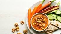 Roasted Red Pepper and Walnut Hummus Roasted Red Pepper and Walnut Hummus