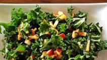 Kale Salad with Maple-Mustard Dressing Kale Salad with Maple-Mustard Dressing