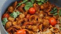 Cheesy Chole Pasta - Spicy Indian Fusion Pasta Cheesy Chole Pasta - Spicy Indian Fusion Pasta