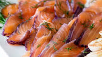 Blueberry, Gin and Dill Cured Salmon Blueberry, Gin and Dill Cured Salmon