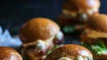 Applewood Bacon Pork Loin Filet Sliders with Pumpkin Aioli Applewood Bacon Pork Loin Filet Sliders with Pumpkin Aioli