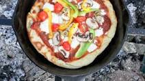 Campfire Pizza with Veggies Campfire Pizza with Veggies