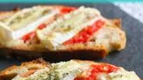 Bruschetta au camembert Bruschetta au camembert