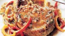 Pork Chops with Vinegar and Sweet Peppers Pork Chops with Vinegar and Sweet Peppers
