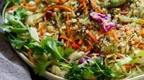 Vegan Koshimbir (Indian Cabbage Slaw) with Roasted Cashews Vegan Koshimbir (Indian Cabbage Slaw) with Roasted Cashews