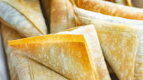 Spanakopita Triangles Recipe Spanakopita Triangles Recipe