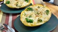 Chicken and Broccoli Twice-Baked Spaghetti Squash Chicken and Broccoli Twice-Baked Spaghetti Squash
