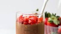 Chocolate Covered Strawberries Overnight Oats Chocolate Covered Strawberries Overnight Oats