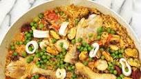 Easy chicken and seafood paella Easy chicken and seafood paella