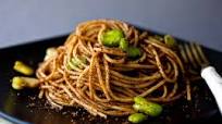 Spaghetti With Fava Beans, Bread Crumbs and Marjoram Spaghetti With Fava Beans, Bread Crumbs and Marjoram