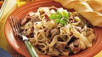 Creamy Beef With Fettuccine Creamy Beef With Fettuccine