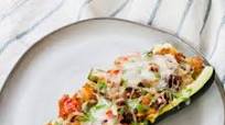 Keto Air Fryer Zucchini Boats Keto Air Fryer Zucchini Boats
