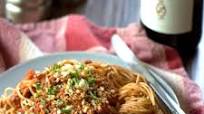 Spaghetti with Tempeh Vegan Ragù and Toasted Panko Spaghetti with Tempeh Vegan Ragù and Toasted Panko