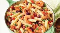 Bruschetta Penne with Shrimp & Olives Bruschetta Penne with Shrimp & Olives