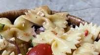 Greek Style Bow Tie Pasta Salad Greek Style Bow Tie Pasta Salad