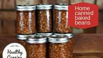 Home canned baked beans Home canned baked beans