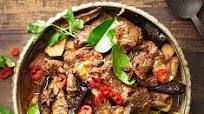 Chinese beef & aubergine hotpot Chinese beef & aubergine hotpot