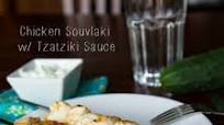 Chicken Souvlaki Skewers with Tzatziki Sauce Chicken Souvlaki Skewers with Tzatziki Sauce