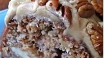 APPLE AND CREAM CHEESE BUNDT CAKE WITH CARAMEL PECAN TOPPING APPLE AND CREAM CHEESE BUNDT CAKE WITH CARAMEL PECAN TOPPING