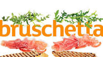 Bruschetta with parma ham and rocket Bruschetta with parma ham and rocket