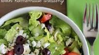 Easy Greek Salad with Homemade Dressing Easy Greek Salad with Homemade Dressing
