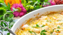 Dump-and-Bake Shrimp Scampi with Linguine Dump-and-Bake Shrimp Scampi with Linguine