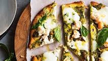 Crab and mozzarella pizza Crab and mozzarella pizza